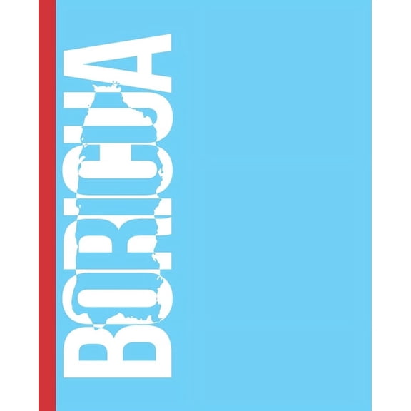 Boricua: Dot-Grid Notebook. 100 numbered pages with table of contents., (Paperback)