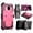 Pink, variant on Mignova Samsung Galaxy J3 2018 / J3 Prime / J3 Eclipse / Express Prime 2 / Luna Pro / Amp Prime 2 / Sol 2 Cover with Bracket and Belt Rotating Heavy Armor Body Protection Blend Cover(Black)