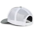 thumbnail image 6 of Outdoor Cap FLX672M Stretch Perfected Cap, flagship style-Heathered Grey/White, 6 of 8