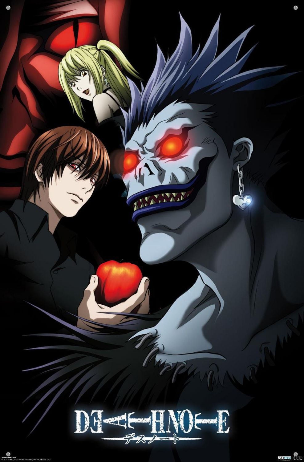 Death Note - Group Wall Poster, 22.375" x 34" Framed