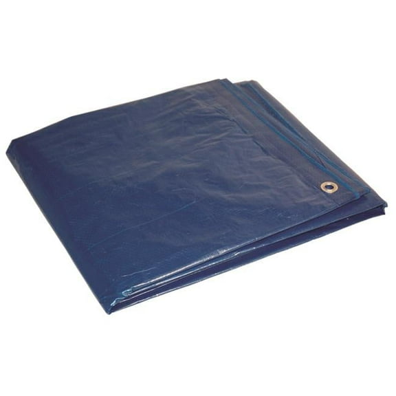 8 x 10 ft. Medium Duty Polyethylene Tarp, Blue