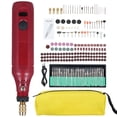 thumbnail image 1 of Ensemble d'Outils Rotatifs Portatifs Rechargeables avec Vitesses Réglables, Mini Trousse Électrique de Meulage et de Gravure de 197 Pcs, Rouge, Comprend une Recharge USB et une Batterie au Lithium, 1 of 6