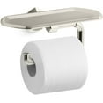 thumbnail image 2 of Kohler K-27128 Occasion Wall Mounted Euro Toilet Paper Holder - Matte Black with Moderne, 2 of 7