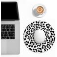 thumbnail image 2 of shiyou-Mouse Pad, Premium-Textured Small Round Mousepad 7.9 x 7.9 Inch, Cute Mouse pad for Wireless Mouse, Waterproof Non-Slip Rubber Base Mouse Mat for Laptop PC Office Women Men Kids, Milk Spots, 2 of 4