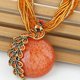 thumbnail image 4 of Bohemian Ethnic Style Retro Leaf Peacock Gemstone Pendant Necklace For Women Girls, 4 of 4