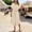 *Beige, variant on ClodeEU Women's Short Sleeve Button Down Shirt Dress,Casual Tie Waist Midi Dress with Side Slit Black,Women's Plus L