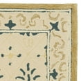 thumbnail image 3 of Safavieh Easy to Care Collection EZC479A Hand-Hooked Ivory and Blue Area Rug 3 feet by 5 feet (3 x 5), 3 of 3