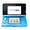 Light Blue, variant on Restored Nintendo 3DS Game Console, Cobalt Blue