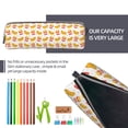 thumbnail image 5 of Yiaed Hot Dog Print Leather Pencil Case - Leather Pen Pencil Holder - Elegant & Practical Pencil Pouch for Work & Office, 5 of 7