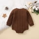 thumbnail image 2 of Body De Bebé Canastilla Onesies Para Niños Pequeños, Niños Y Niñas, Mono De Pedo, Ropa Para Niños, Marrón Odeerbi  LM103-7757, 2 of 9