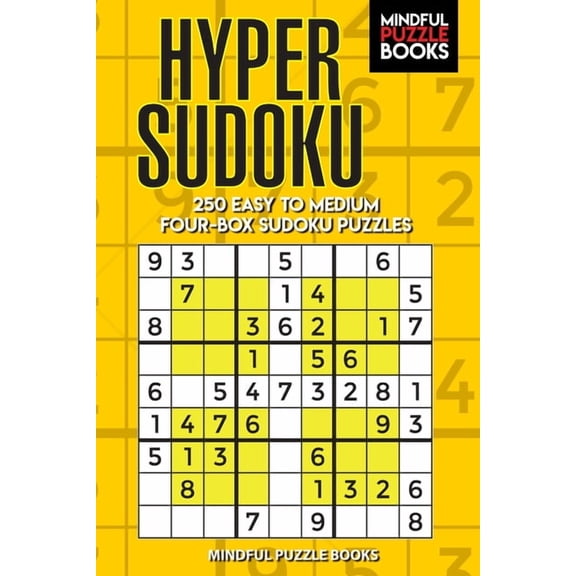 Windoku Hyper Sudoku: 250 Easy to Medium Four-Box Sudoku Puzzles, Book 14, (Paperback)