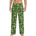 thumbnail image 2 of Goofa Crayfish Army Printed Soft Pajama Pants for Men, Wide Leg Comfy Casual Lounge Yoga Pants-Large, 2 of 9