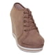thumbnail image 1 of BOTIN TENIS TACON SARAH SERGEI MUJER CAFE GAMUZA 66861 LEON  66861p, 1 of 3