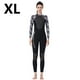thumbnail image 3 of DivaSail Wetsuits Buceo Traje de buceo Hombre y traje de mujer Manga larga Pantalones largos Cuerpo completo Traje de baño Transpirable Deportes Skin Skins WomenNegro / White 【XL】 seitruly OD003283-09, 3 of 7