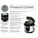Elite Platinum EPC-807 8-Quart Electric Pressure Cooker, Stainless ...