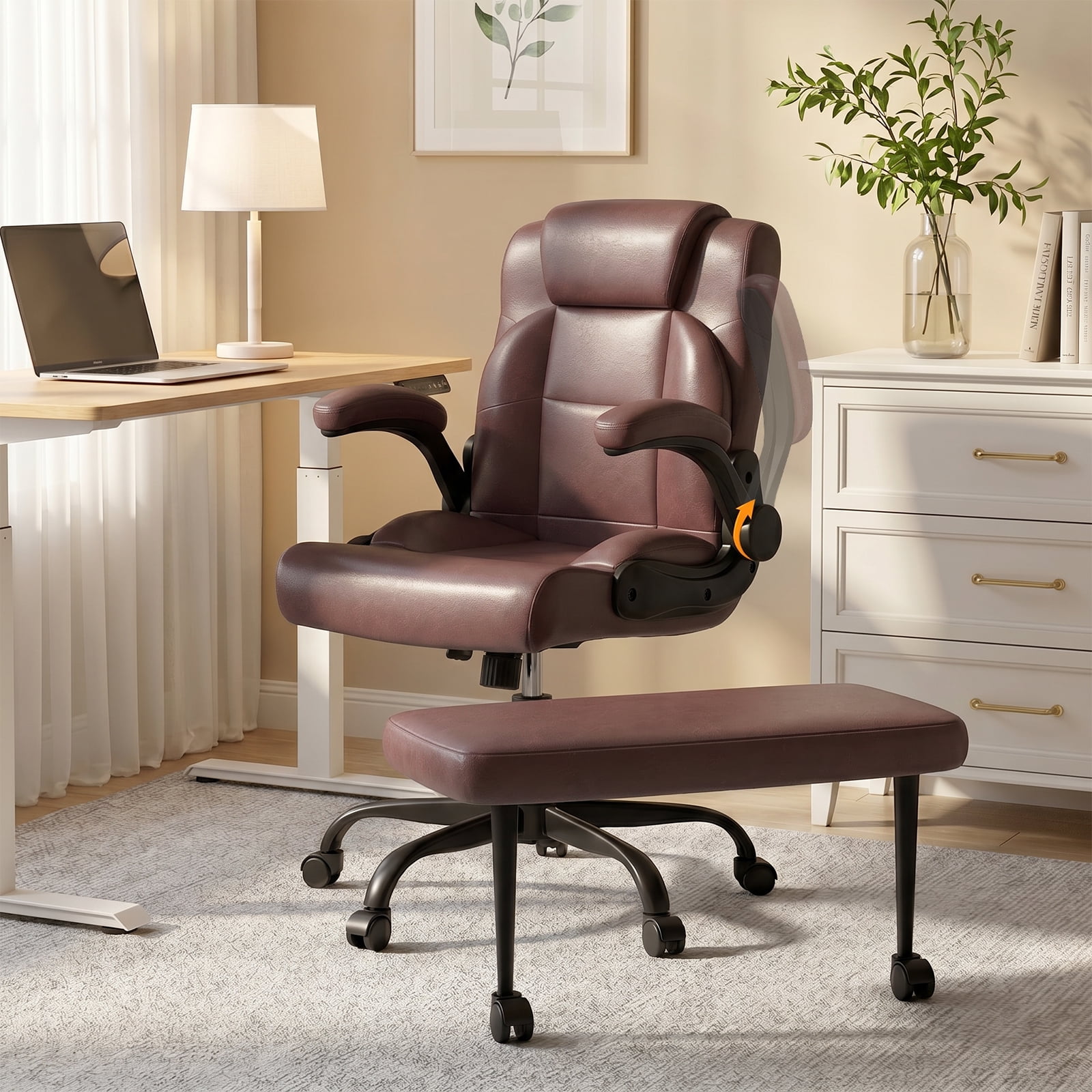 cross legged office chair with product