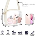thumbnail image 4 of Bolsa transparente aprobada por el estadio KETIEE para mujer, color beige, 4 of 8