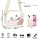 thumbnail image 4 of Bolsa transparente aprobada por el estadio KETIEE para mujer, color beige, 4 of 8