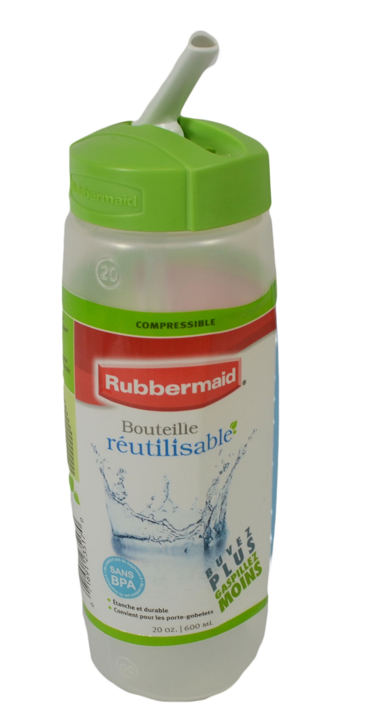 Rubbermaid Refill Reuse 20 oz BPA Free Water Bottle