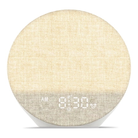 Dreamegg White Noise Sound Machine for Adult Sleep Sunrise Wake Up Alarm, 29 Soothing Sounds Therapy, White