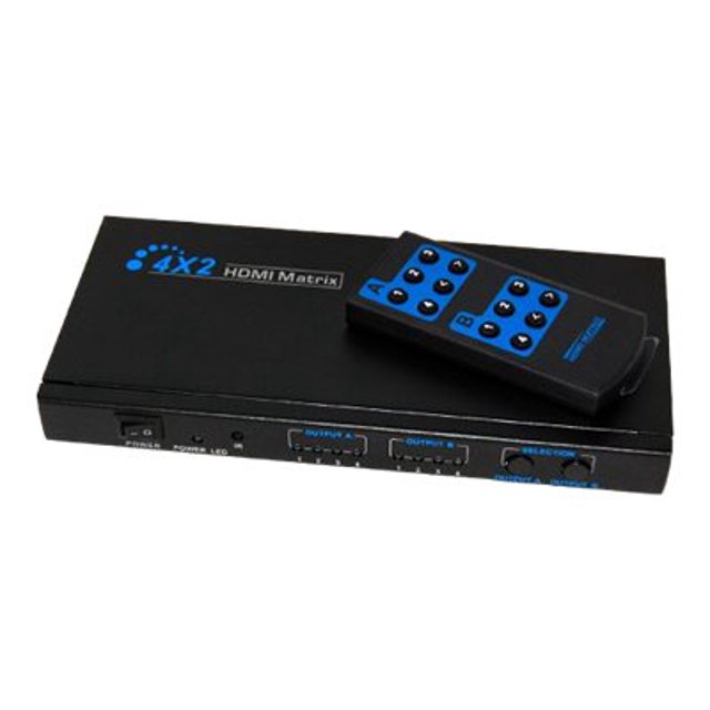 Bytecc HMMSS402 4x2 HDMI Matrix Switch - Vidéo/audio Switch - de Bureau