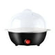 thumbnail image 2 of Minicocedor de Huevos para Huevos Duros y Blandos - Capacidad para 7 Huevos, Apagado Automático, Acero Inoxidable y Plástico, Fácil de Limpiar, Vaporera Eléctrica Compacta para El Desayuno, Blanco/Am, 2 of 6