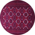 thumbnail image 1 of Ahgly Company Indoor Round Persian Pink Traditional Area Rugs, 4' Round, 1 of 4