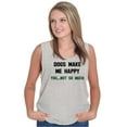 thumbnail image 4 of Dogs Make Me Happy You Not So Much Tank Top T Shirts Men Women Brisco Brands M, 4 of 6