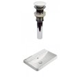 thumbnail image 1 of American Imaginations 19.88-in. W 3H8-in. Ceramic Top Set In White Color - Overflow Drain Incl. AI-30740, 1 of 8