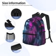 thumbnail image 3 of Pofeuu Hip-Hop Glasses Gorilla Print Laptop Backpack Travel Canvas Backpack for School Lightweight and Comfortable Backpack College Backpack Schoolbag, 3 of 6