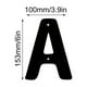 thumbnail image 2 of pstuiky Letras de hierro tridimensionales con números para la casa, tornillo para número de casa, letrero para la casa, 2 of 6