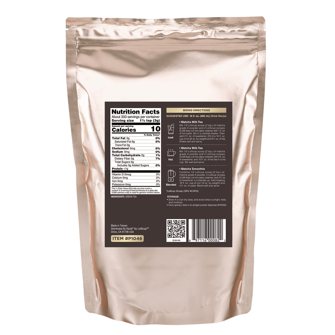 Tea Zone Matcha Green Tea (Grade A) Powder (2.2 lbs)