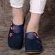 thumbnail image 2 of Bmisegm Women's Hollow Large Size Sandals Flower Slope Heel Women's Sandals and Slippers Sandals Women Summer Blue 8, 2 of 7