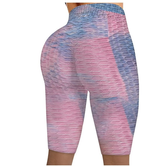 asdoklhq Yoga Pants for Women,Womens Stretch Yoga Leggings Fitness Running Gym Sports Short Active Pants