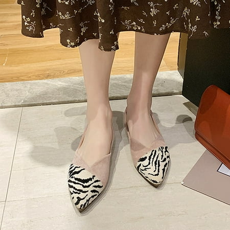 

TOWED22 Flat Shoes For Women Flats Shoes Women Comfortable Round Toe Memory Foam Women s Flats Beige