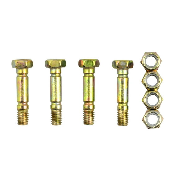 SHEAR BOLT SET (4): MTD: SHORT