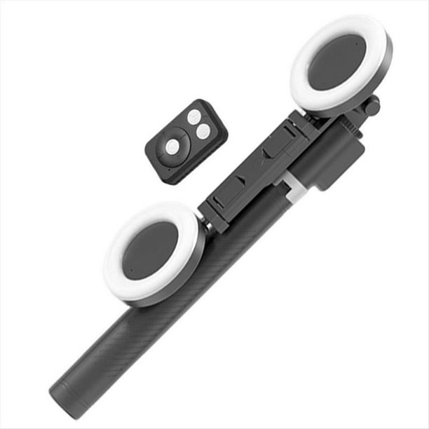 Trípode para Selfies con Luz, 169 cm de , Portátil, Inalámbrico, con Control Remoto, para Teléfono Móvil de Viaje, Soporte para Teléfono Móvil, A