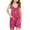 Hot Pink, variant on Odeerbi 5-13 Years Teen Girls Summer Shorts Jumpsuit Retro Print Camisole Romper Casual Breathable Comfortable Suspender Overalls Bib Overall Shorts