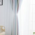 thumbnail image 6 of HomeLife Blackout Curtains 2pcs Double-Layer Fully Shaded Curtains for Bedroom Gradient Hollowed Out Star Living Room Window Curtains Simple Thermal Insulation Window Shade, 6 of 13
