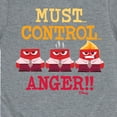 thumbnail image 3 of Inside Out - Must Control Anger - Toddler And Youth Short Sleeve Graphic T-Shirt, 3 of 5