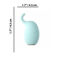 thumbnail image 3 of Me You Us Wild Pleasure Trunk Cilitrol Vibrator, Teal, 3 of 4