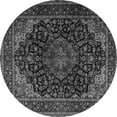 thumbnail image 1 of Ahgly Company Indoor Round Persian Gray Traditional Area Rugs, 4' Round, 1 of 1