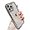 Silver, variant on for iPhone Case,Luxury ElectroPlated Glitter Sparkle Sparkly Rhinestone Frame Love Heart Pattern Bumper Camera Lens Protection Soft Shockproof Phone Case (Pink,iPhone 12)