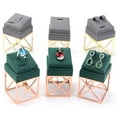 thumbnail image 3 of Mostrador de terciopelo Yuyangstore verde para Exhibición de joyas, 3 of 6
