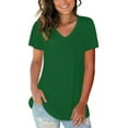 thumbnail image 2 of Green Tops for Women Clothing T Shirts for Women Summer Print Large Short Sleeve Loose 3D Short Sleeve T Shirt Women's Print Summer Tops for Women 2026 Womens Blouses, 2 of 4