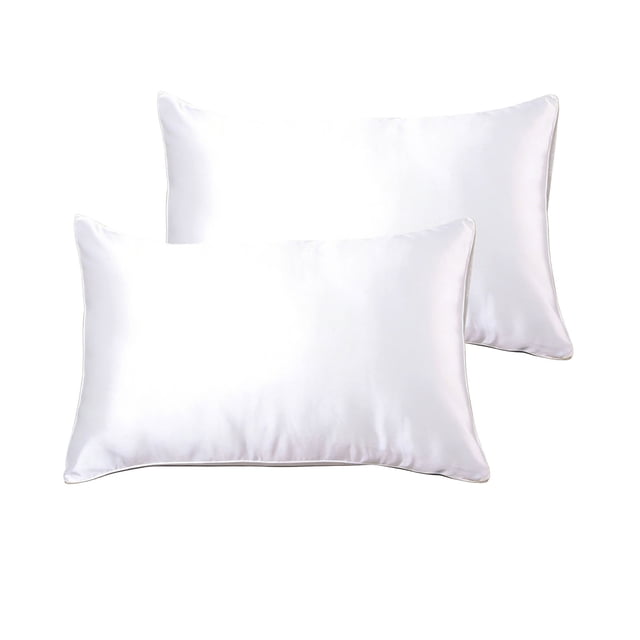 Juego de 2 fundas de almohada de terciopelo de 74 x 48 cm con cierre tipo sobre. Funda de almohada suave y sedosa para el cabello y la piel. Reduce el encrespamiento. Funda de almohada para dormir