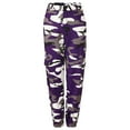 thumbnail image 4 of Sweatpants Women Camo Cargo Trousers Camouflage Elastic Waist Casual Multi Outdoor Jogger With Pocket Yoga Pants, 4 of 5