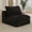 Black, variant on MAYEERTY 134 Inch Camel Corduroy Low Cloud L-Shape Sectional Sofa, 4-Seat Modular Deep Chaise Couch Zero Assembly