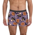 thumbnail image 2 of Bingfone Vintage Halloween Black Cat Men's Underwear - Casual Stretch Boxer Briefs-Large, 2 of 7
