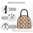 thumbnail image 4 of Fotbe Christmas Hat bear Bolsa de Almuerzo con Estampado, Lonchera Aislada, Contenedor de Comida Reutilizable Tipo Cooler a Prueba de Fugas, 4 of 6
